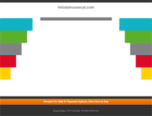 Tablet Screenshot of felixdahousecat.com